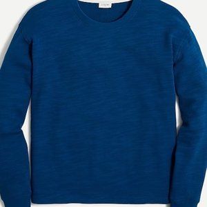 J. Crew Relaxed Cotton Terry Matching Sweatshirt and Shorts Set